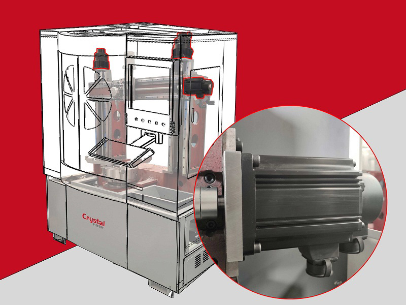 Applications of servo motor on wheel repair machine