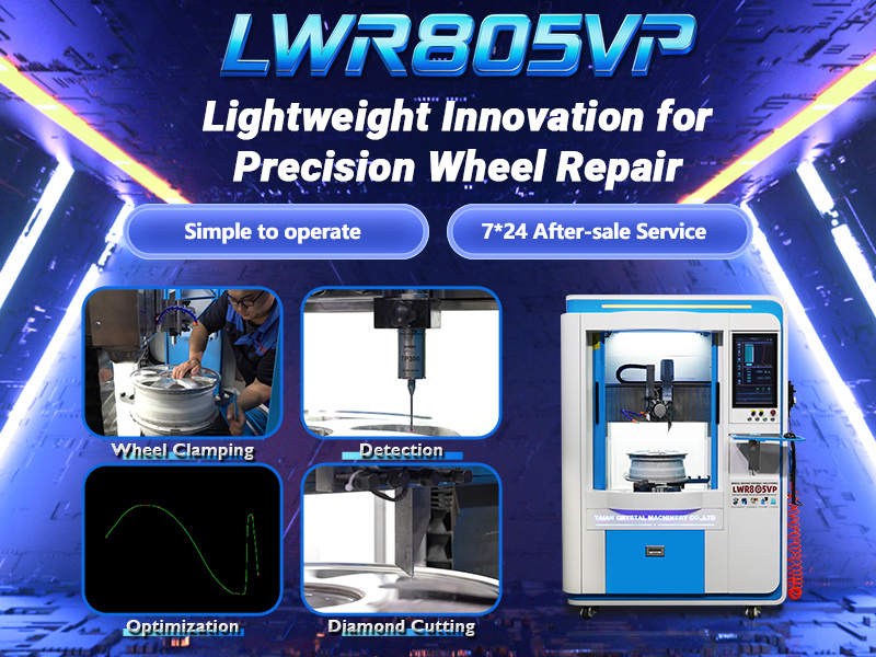 Crystal wheel repair machine is a smart solution for modern wheel repair