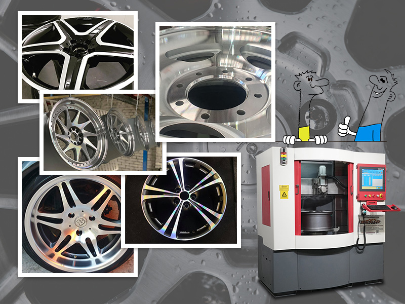 How to use wheel repair machine for wheel refurbishment