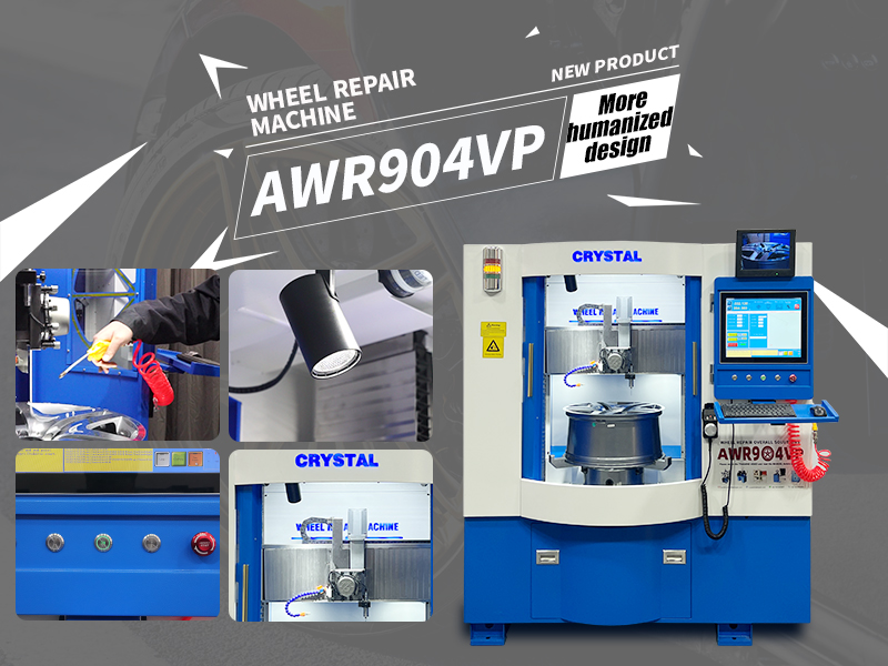 Latest wheel repair machine model awr904vp