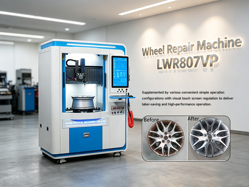 Lwr807vp wheel repair machine enhancing efficiency and precision