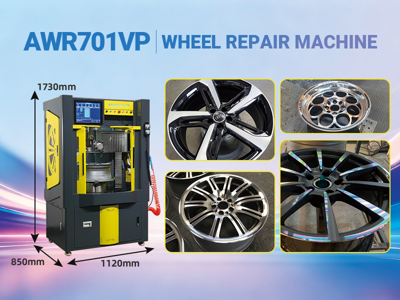 Wheel repair machine revolutionized wheel repair technology