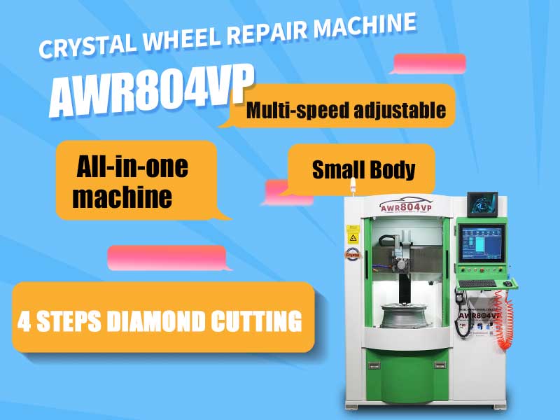 Why choose taian crystal diamond cut wheel repair machine