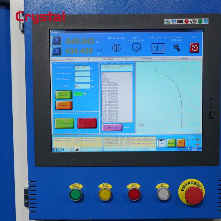 Why choose Taian Crystal wheel repair CNC machine